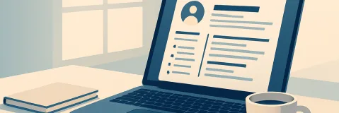Aplicație pentru CV modern
